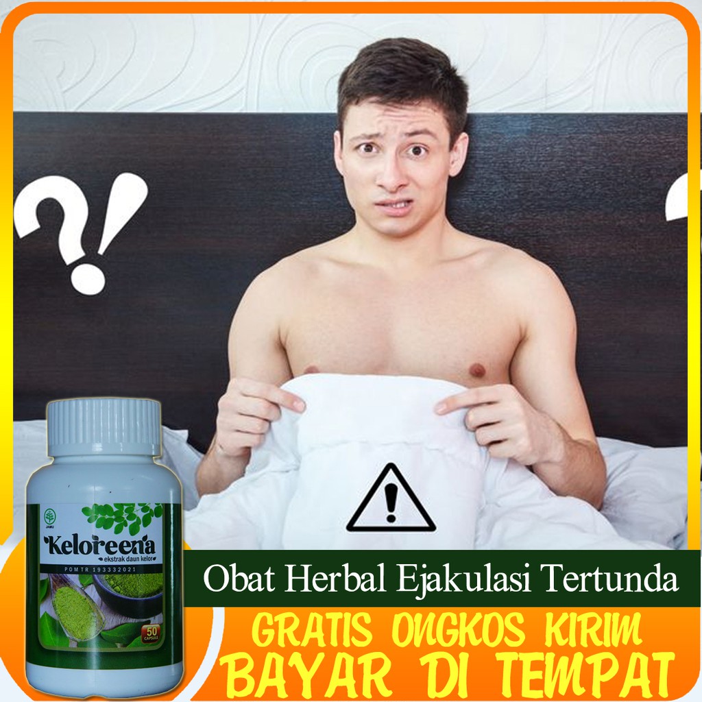 Obat Herbal Ejakulasi Tertunda Untuk Pria Keloreena Kapsul Ekstrak Daun Kelor Isi 50 ASLI