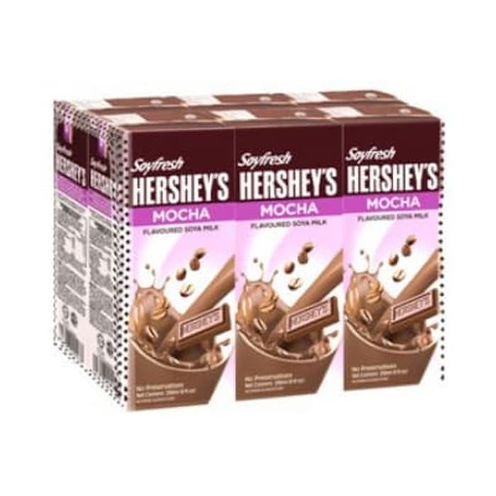 

#HANDCARRY Soyfresh Hershey's Soya Bean Milk Mocha 6sX236ml - UFOHCR1569