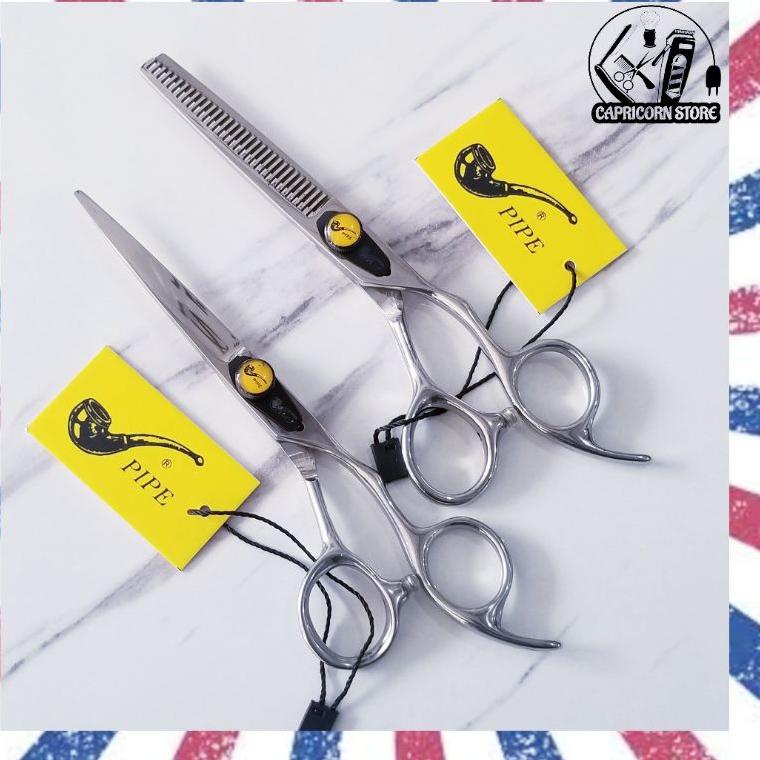 

[KODE BQEBI] COD Gunting PIPE AL 18- 6.0 Profesional Salon dan Barber