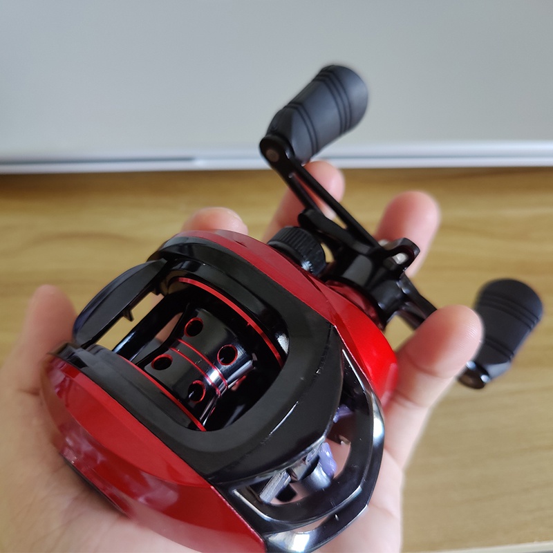 Baitcasting Reel kiri murah reel bc tangan kiri 10kg max drag 18+1BB reel pancing 7.2:1 new