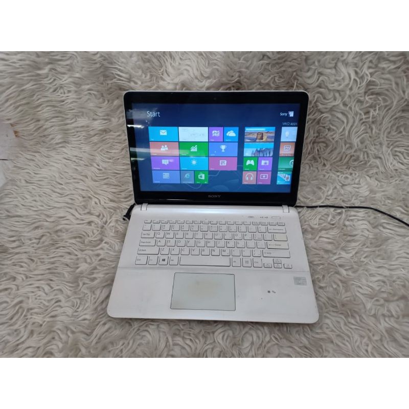 Obral Laptop Second Murah Sony Vaio SVF142C29W Core i3 Layar sentuh