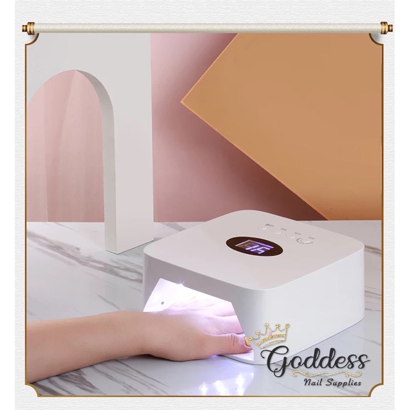 CORDLESS UV LED LAMP 54w lampu uv portable rechargeable nail gel polish