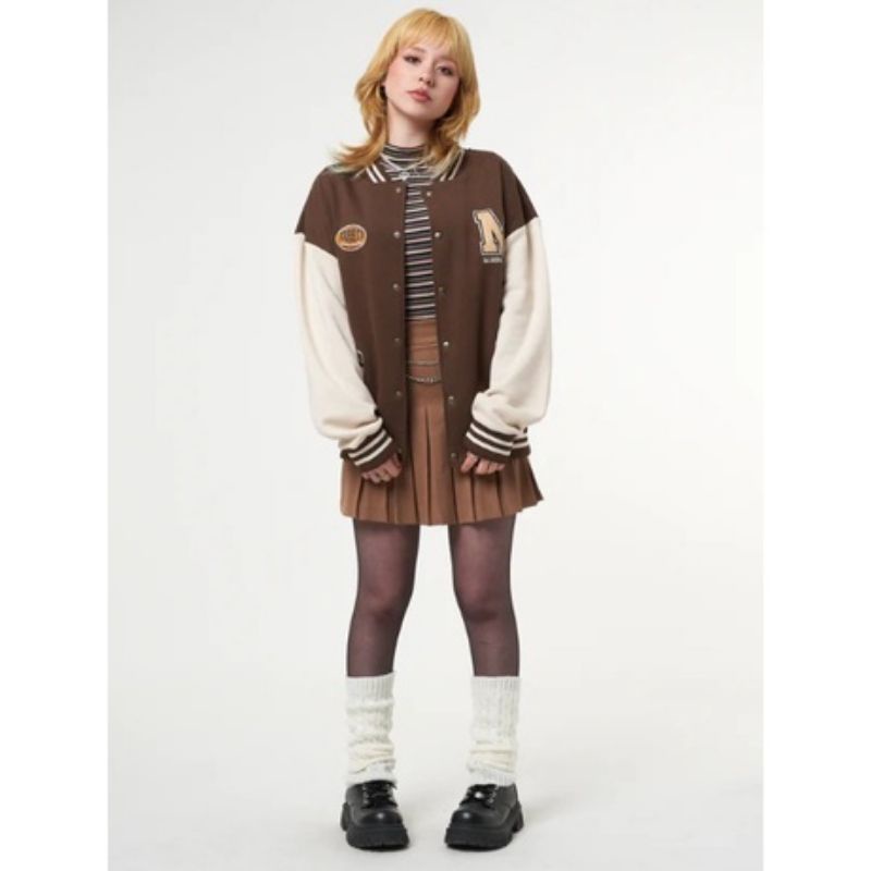 M mibga london outerwear jscket baseball korean style