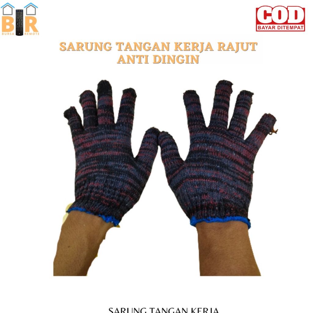 Sarung Tangan KERJA RAJUT ANTI DINGIN