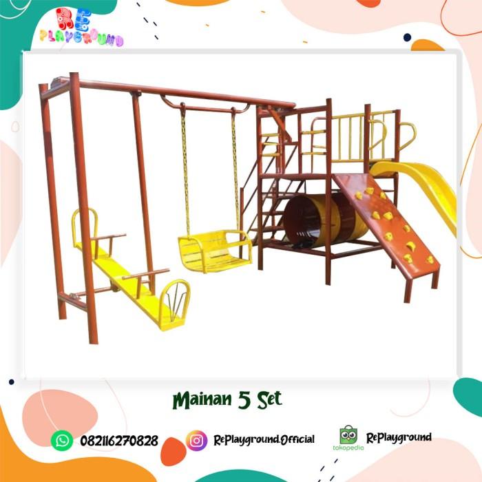 Kachat | Prosotan Ayunan Jungkat Jungkit Mainan Anak Besi Galvanis / Playground