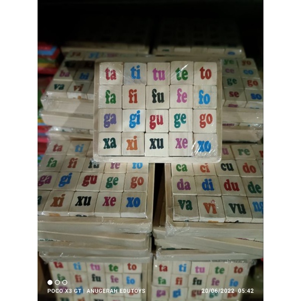 Balok Baca Suku Kata