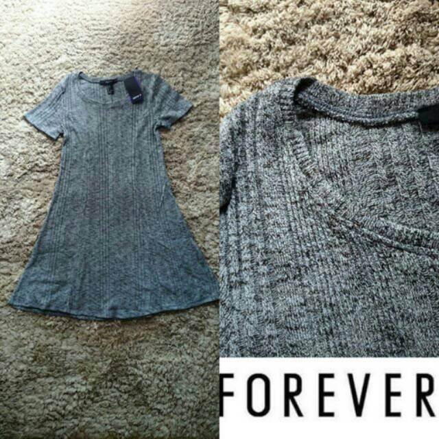 Forever 21 Knit Dress (gray)