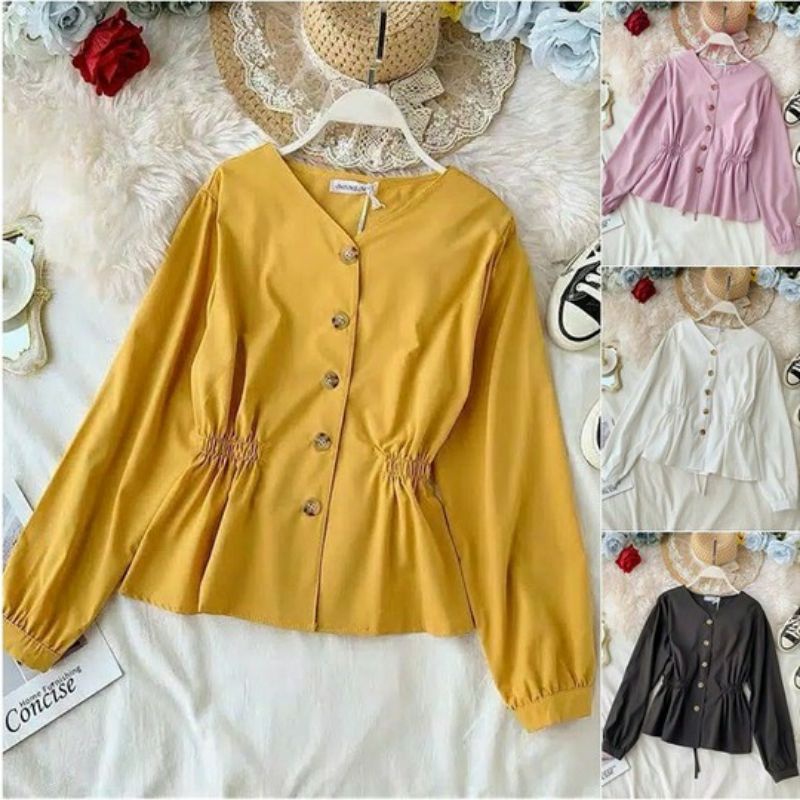 Arifirn Blouse Poka Top - Blouse Wanita | Kemeja Wanita