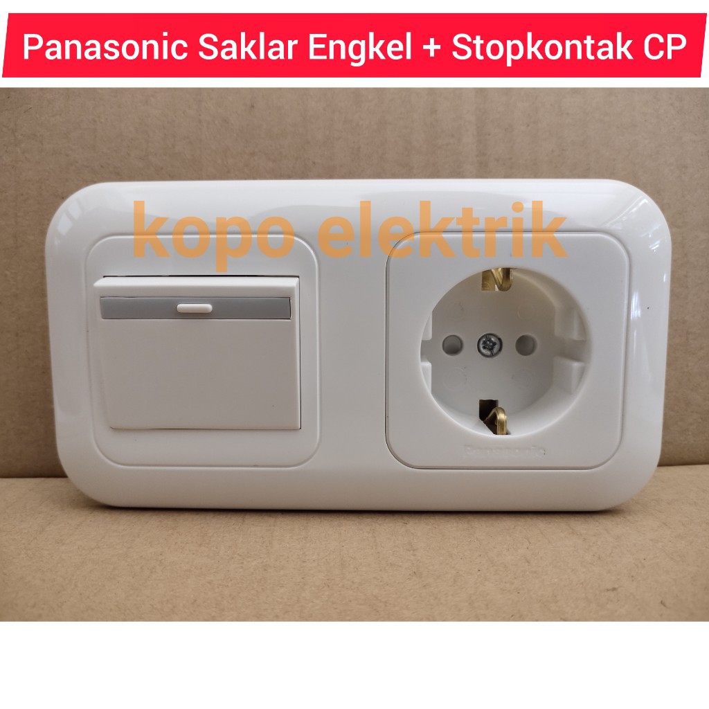 Panasonic Saklar Engkel + Stopkontak CP (Child Protection) Tanam Inbow