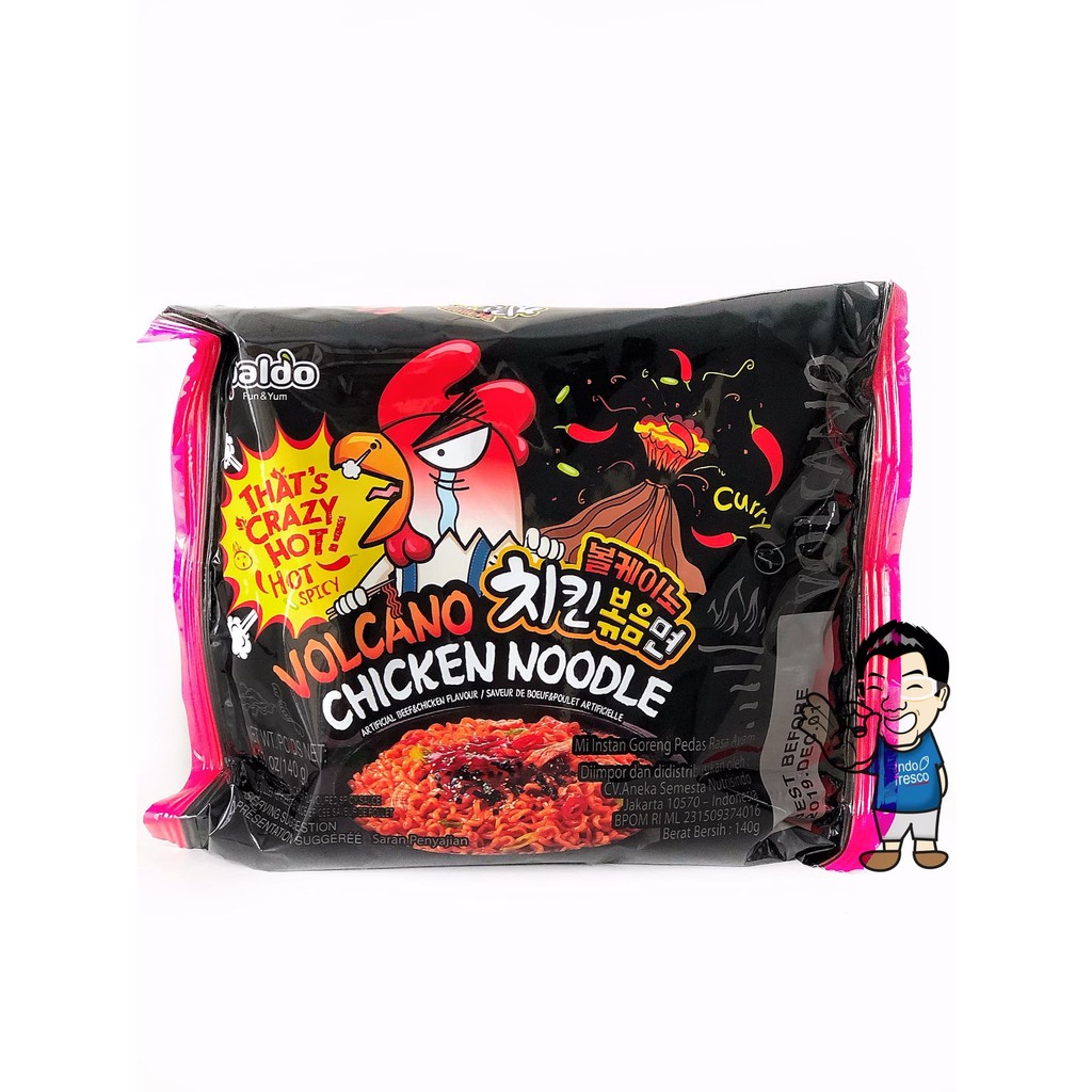 

PROMO PALDO VOLCANO CHICKEN NOODLE HOT SPICY- MIE INSTANT SUPER PEDAS 140G TERMURAH