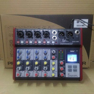 MIXER AUDIO BLACK SPIDER SE6 ME