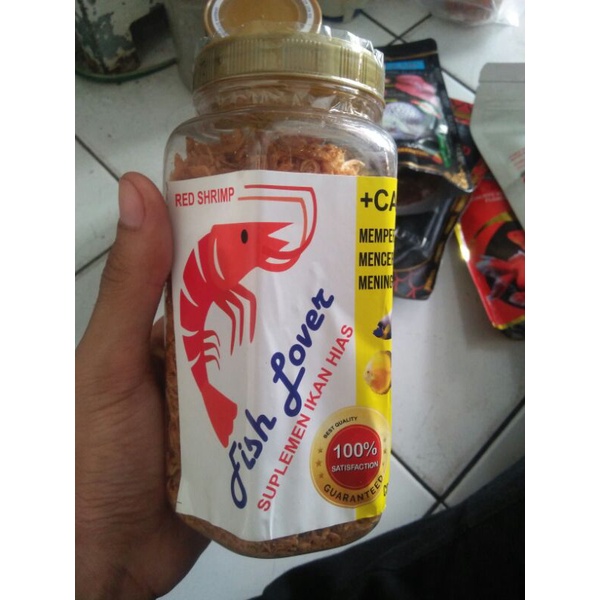 Udang kering + carophyll yellow