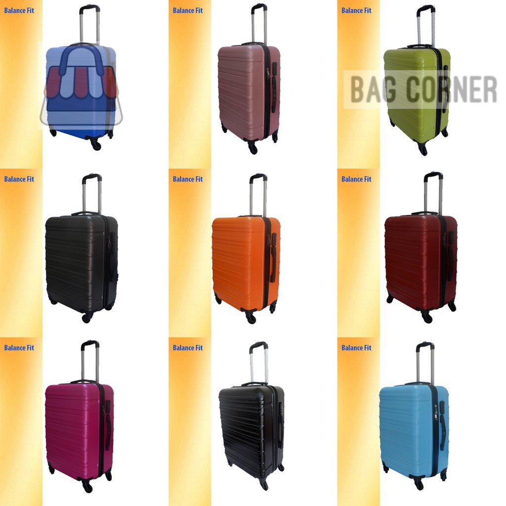 BagCorner - Robert Ansell 2031 Promo Koper Travel 24 Inch ABS Hardcase, 4 Roda Putar
