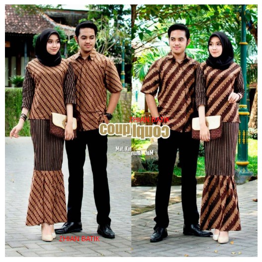 couple setelan duyung Batik Pekalongan // sarimbit batik pekalongan duyung // Kebaya set duyung