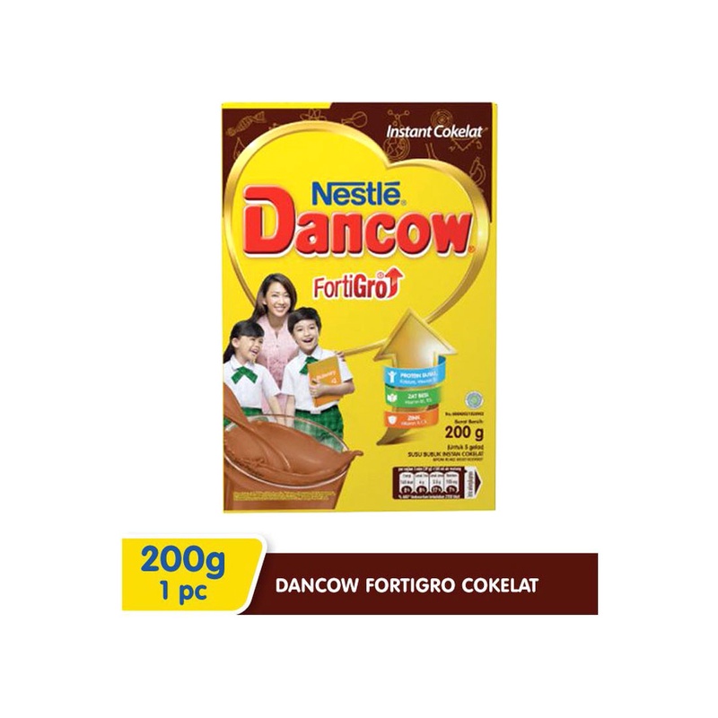 

Dancow Fortigro Susu Bubuk Cokelat Box 200G - Alhanan/04