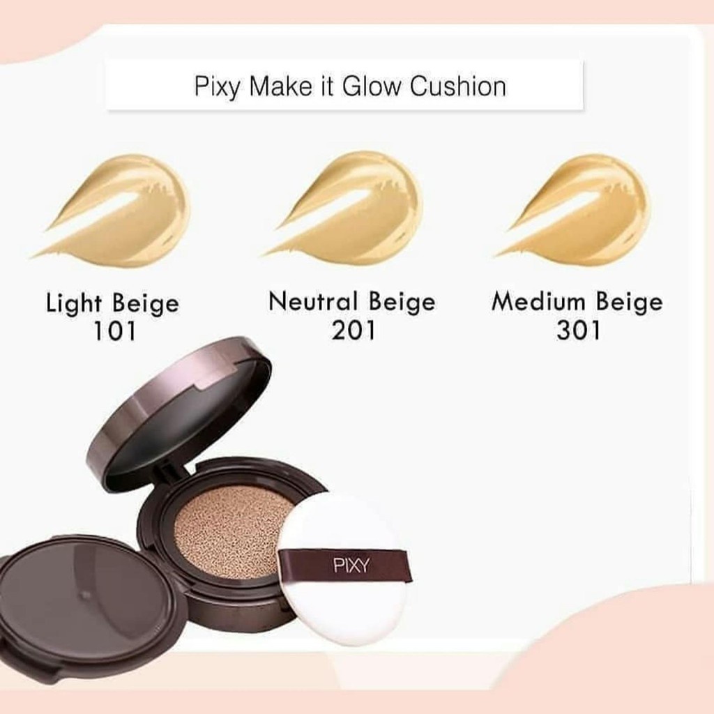 PIXY Dewy Cushion Fullsize / Refill (pixy make it glow bb cushion ) (KIM)