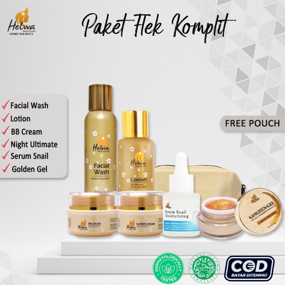 (WAJIB KONSUL) PAKET FLEK KOMPLIT HELWA BEAUTYCARE