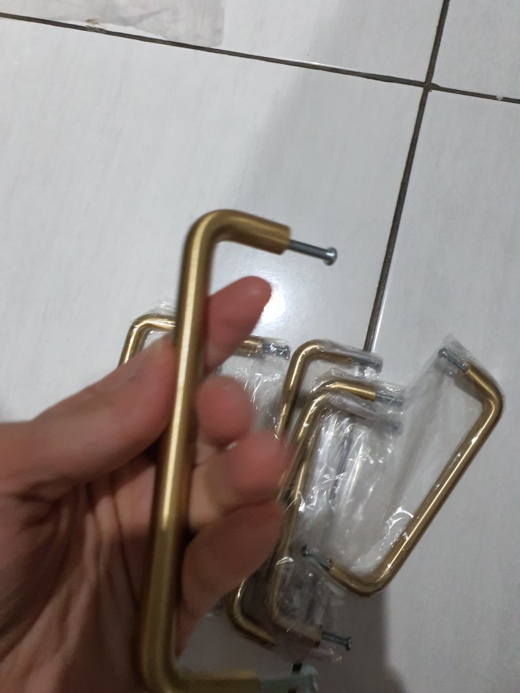 Fulldeco - Nordic Brass Handle - Handle Kuningan Minimalis