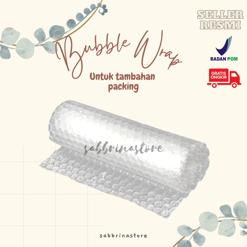 

Bubble Wrap (Hanya untuk tambahan packing)