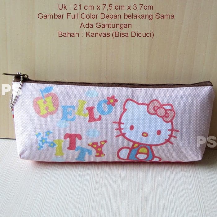 

Hello Kitty Pencil Case or Kotak Pensil Kanvas Type8