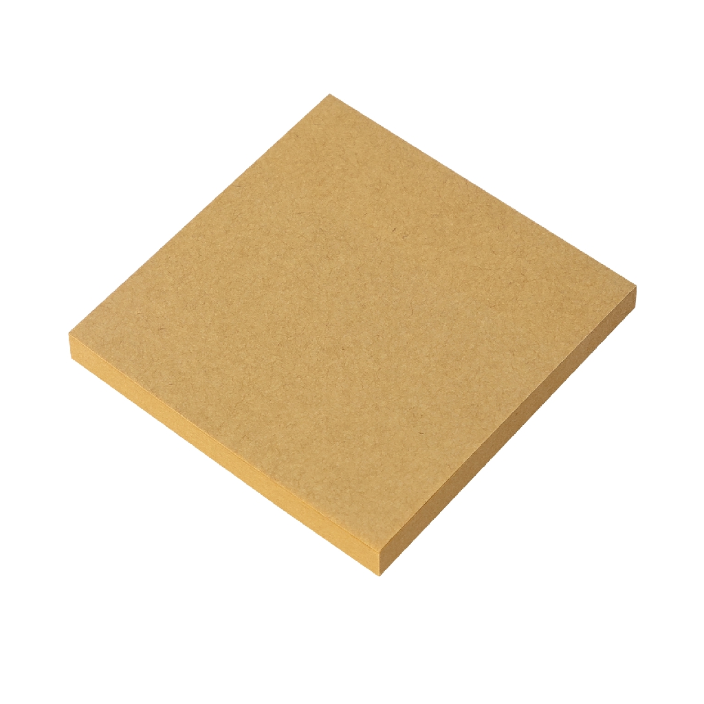 Deli kraft Sticky note pad 76x76mm 3 '' × 3 '' 80 halaman monokrom EA03893-1