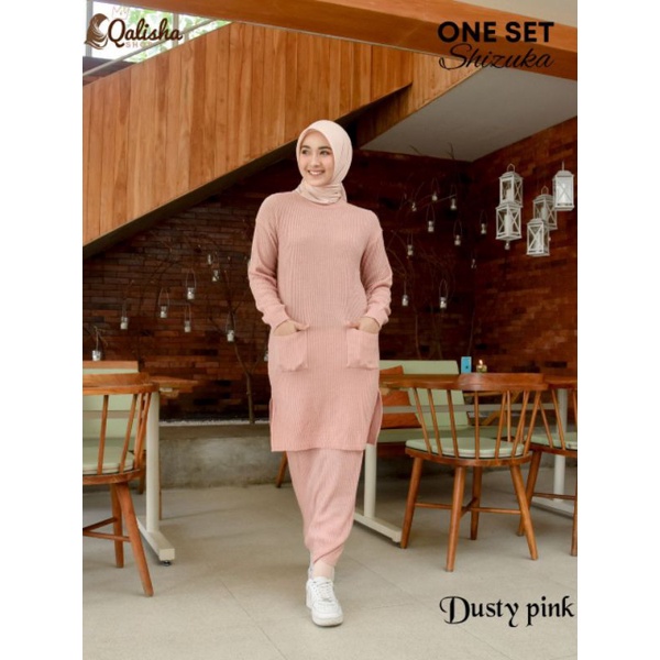 SETELAN TUNIK DAN ROK ONE SET SHIZUKA BY QALISHA