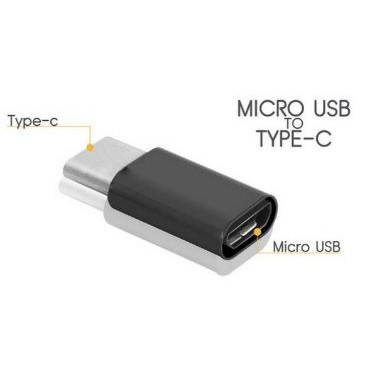 (Bayar Di Tempat)Sambungan Micro USB ke Colokan Type-C Adapter Tipe C Converter UsbC Konektor Type C