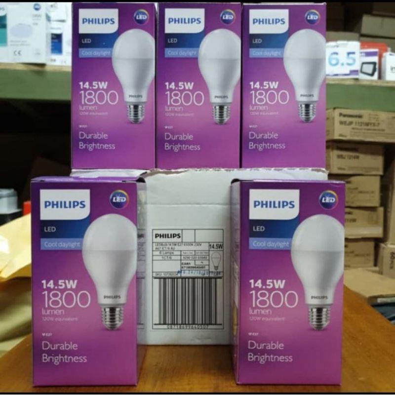 lampu led bohlam bulb pijar led philips 14,5w 14,5 watt philips led