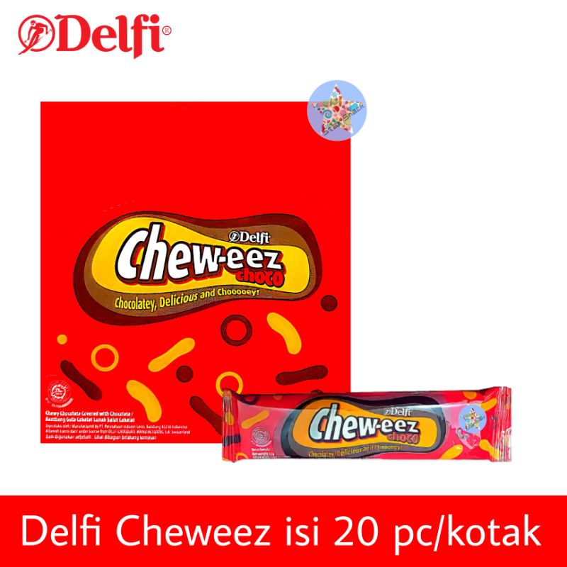 

Delfi Cheweez Choco isi 20 pc/kotak