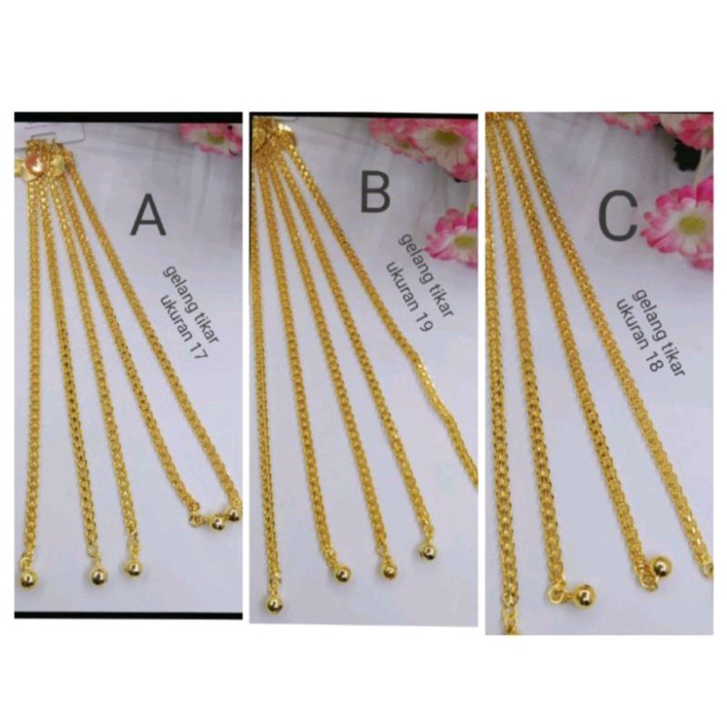 Rsdr742. Gelang tangan xuping wanita model tikar