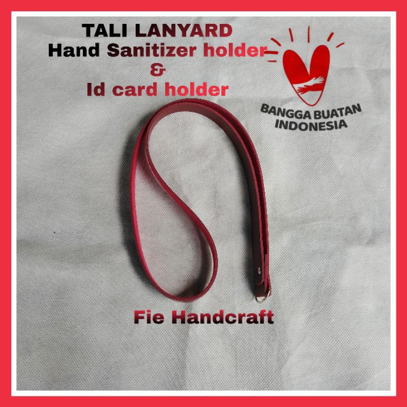 TALI LEHER UNTUK NAME TAG ID CARD POCKETBAC HOLDER
