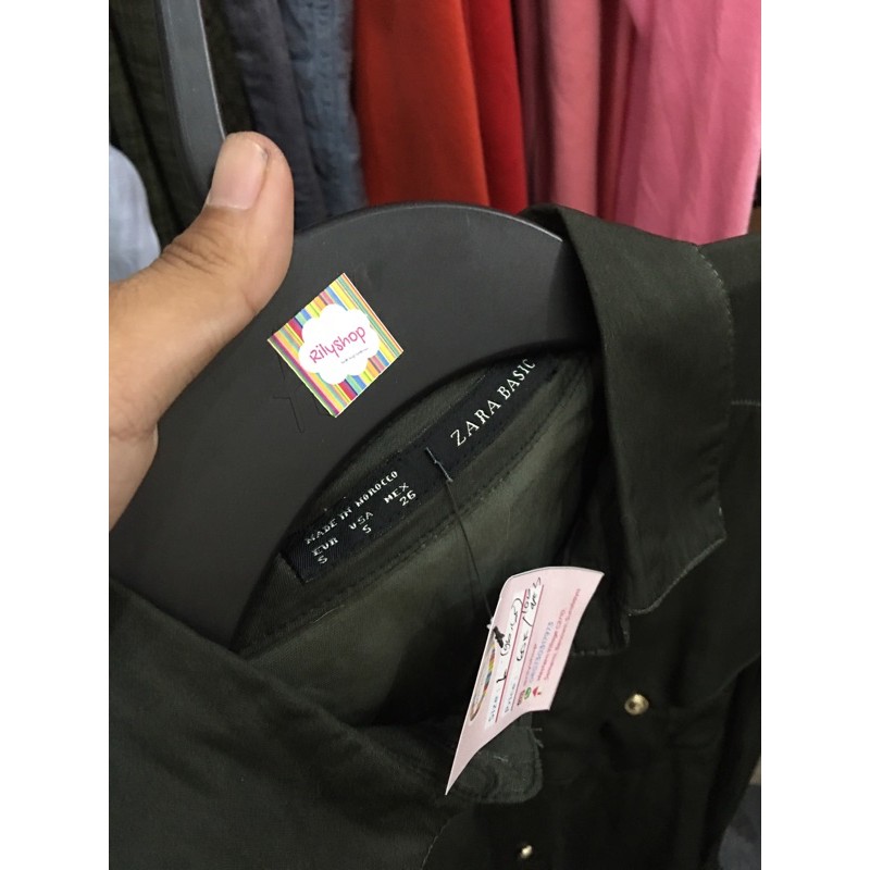 KEMEJA ZARA ARMY