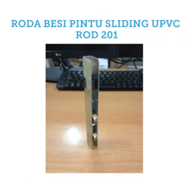 RODA BESI PINTU SLIDING UPVC ROD 201 (RODA SLIDING U/ UPVC)
