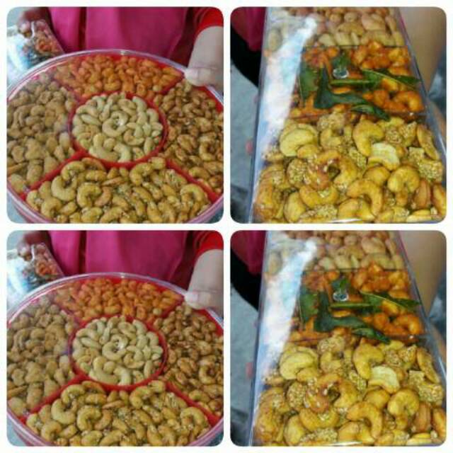 

Kacang mede 5 varian rasa dan 3 varian rasa