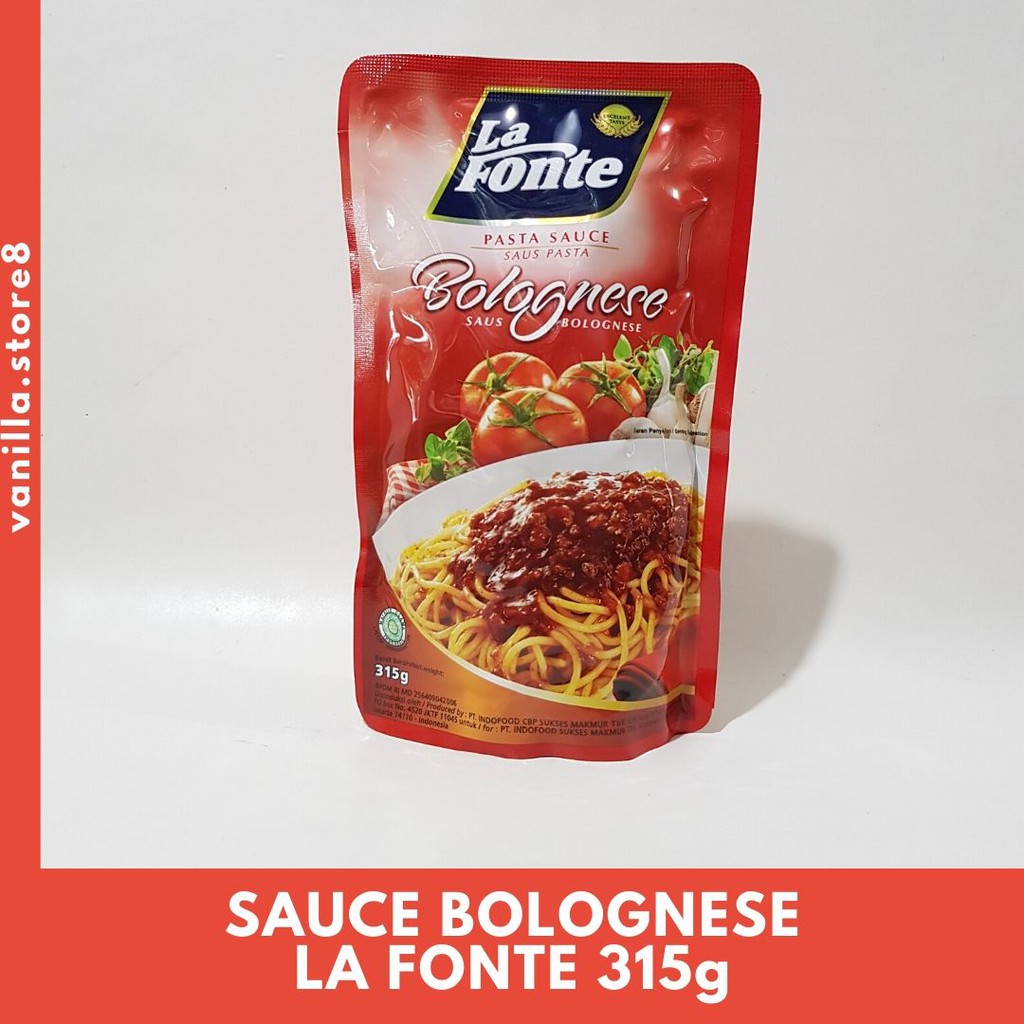 LA FONTE SAUS PASTA BOLOGNESE 315gram | Shopee Indonesia