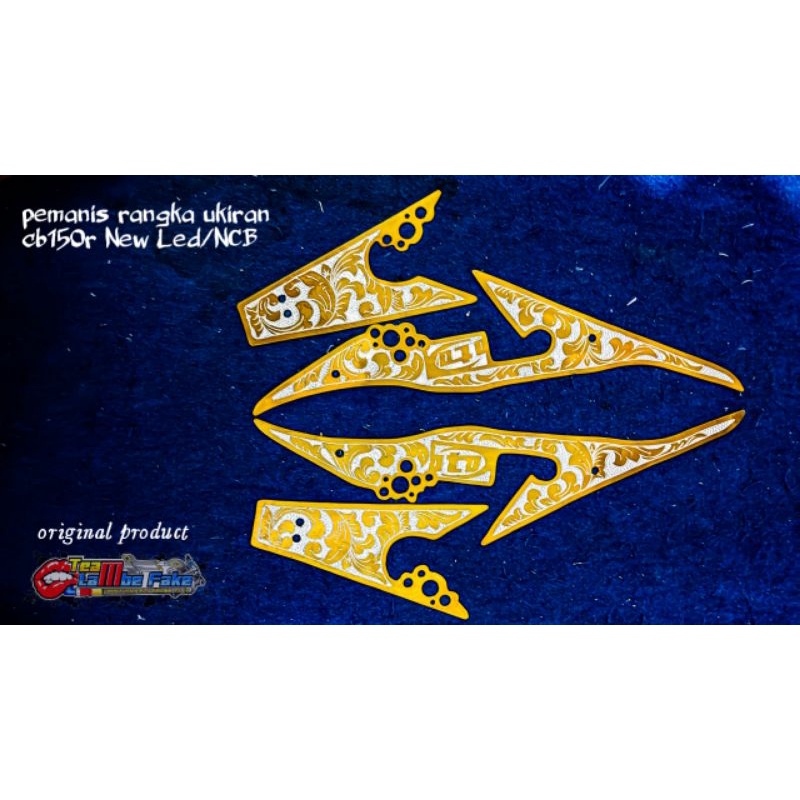 pemanis rangka Cb150r new/Led NCB ukiran model terbaru/bayar ditempat
