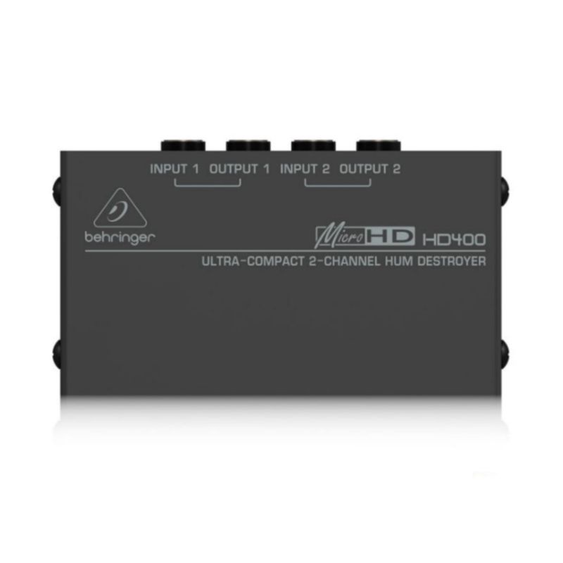 Behringer MICROHD HD400 - Ultra Compact 2-Channel Hum Destroyer