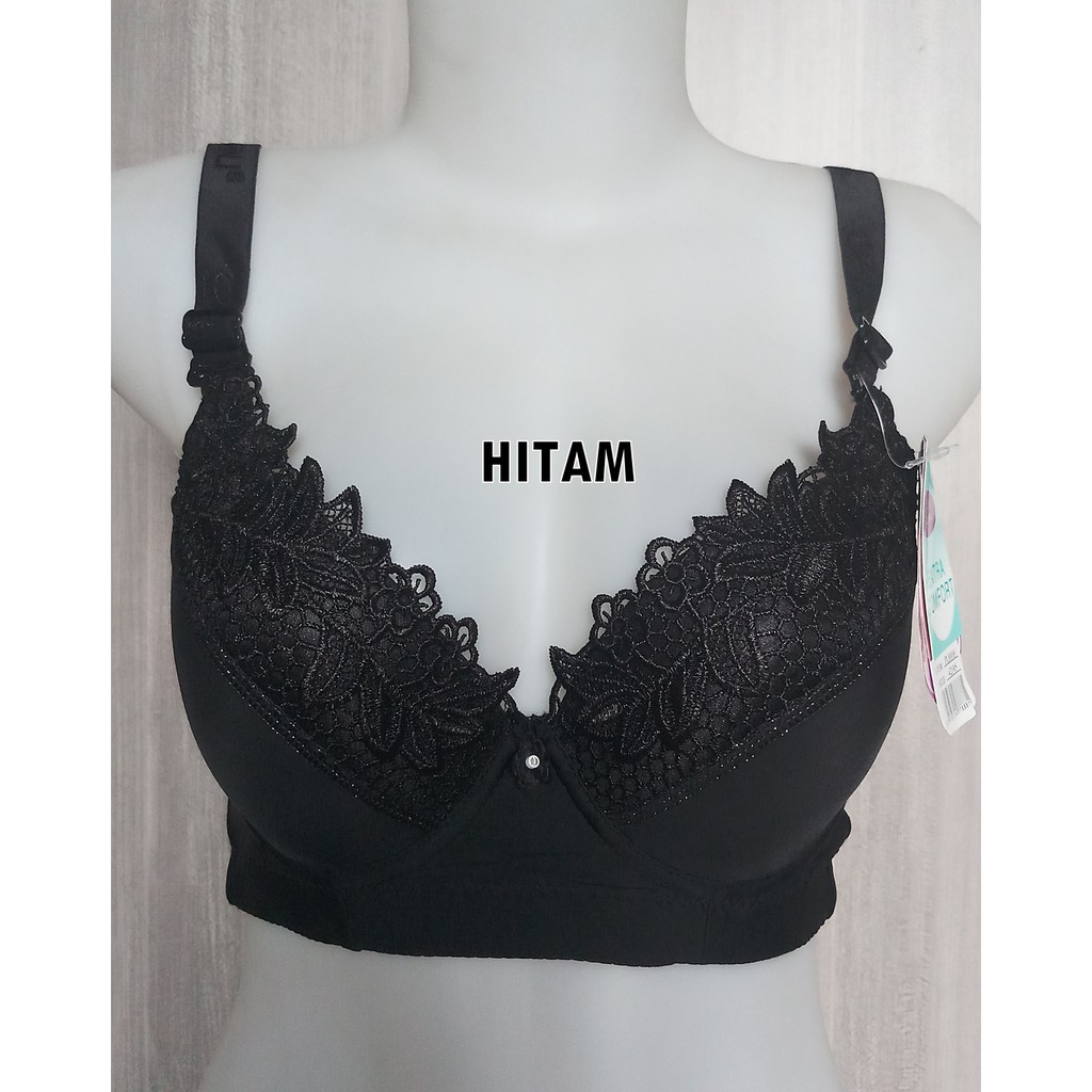 Jual Bra Piaoli 88 88 Uk 36 42 Push Up Bra Bh Busa Bh Kawat Kancing 3 Cup B Shopee