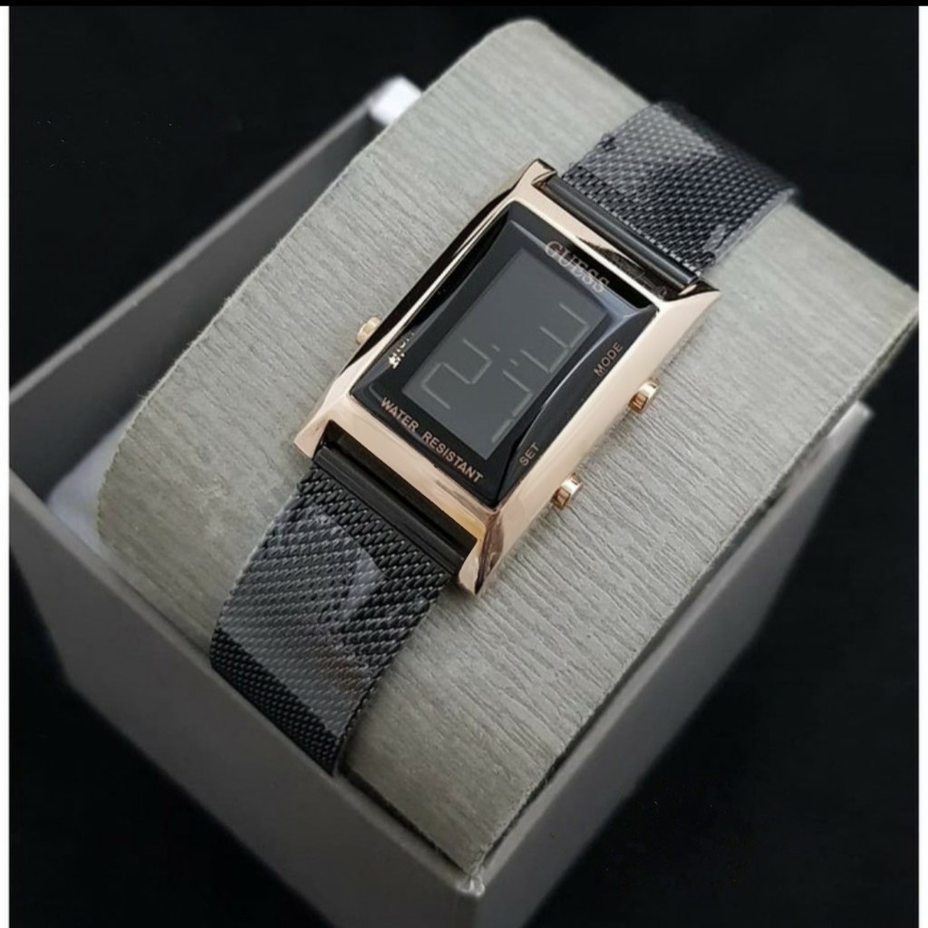 SALE JAM TANGAN WANITA / JAM TANGAN CEWEK / JAM TANGAN MURAH / JAM GUESS LED CANTIK