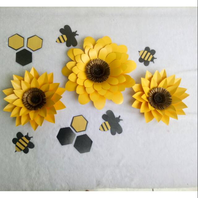 Sun Flowers Bunga Matahari Paperflowers Shopee Indonesia