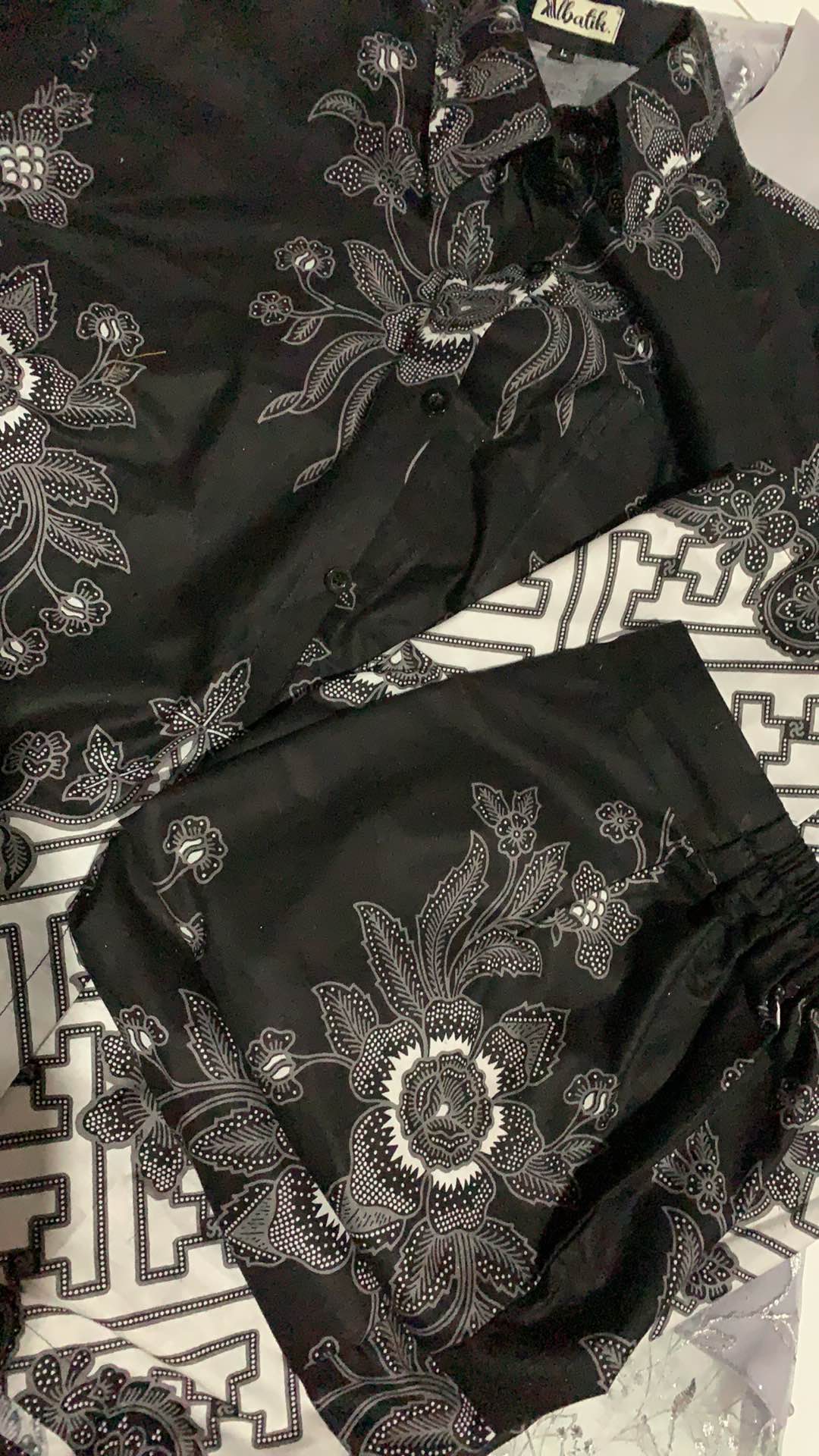 Set Couple Batik Abella Grey Vol.2