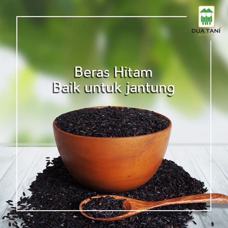 BERAS HITAM DUA TANI 1 KG | Black Rice 1 kg