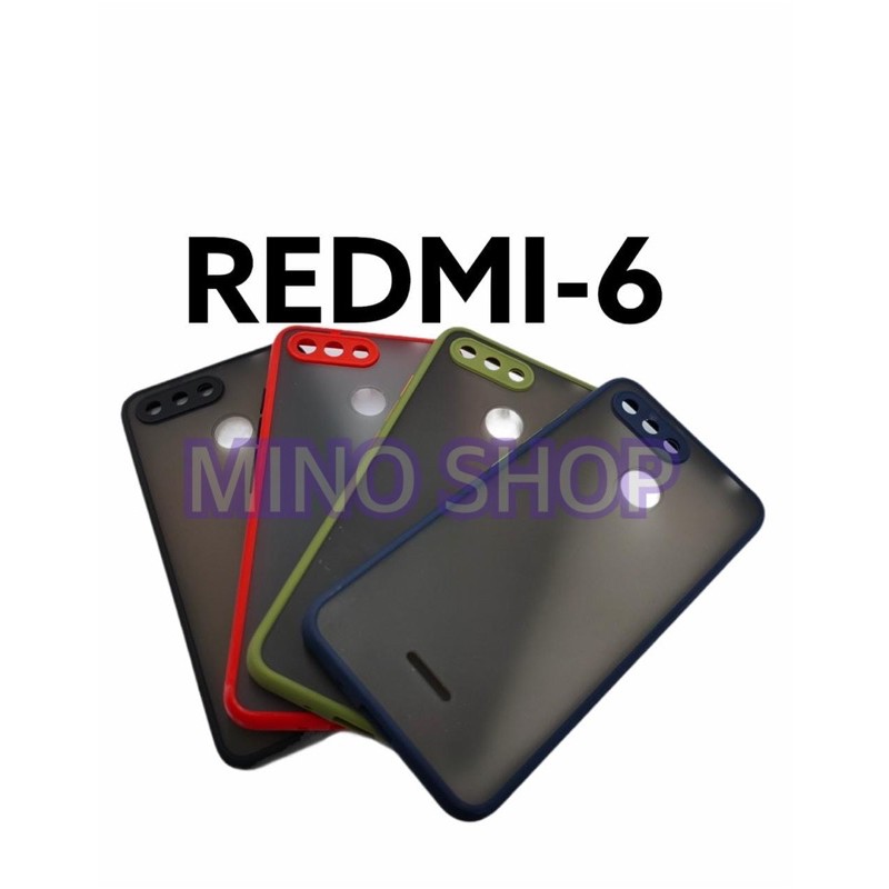 SOFTCASE XIAOMI REDMI 6 - HARDCASE DOVE MYCHOICE PLUS PELINDUNG KAMERA - AERO CASE