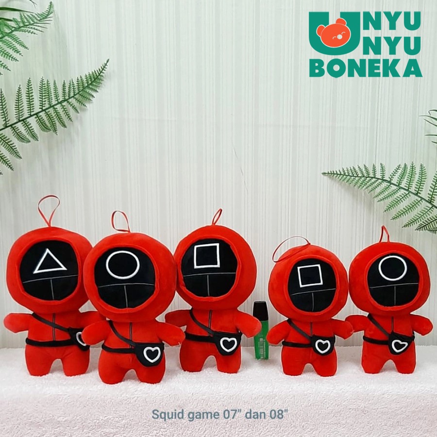 Boneka Squid Game Size 8&quot;/25cm/bonekalucu/bonekaviral/souvenir/hadiah