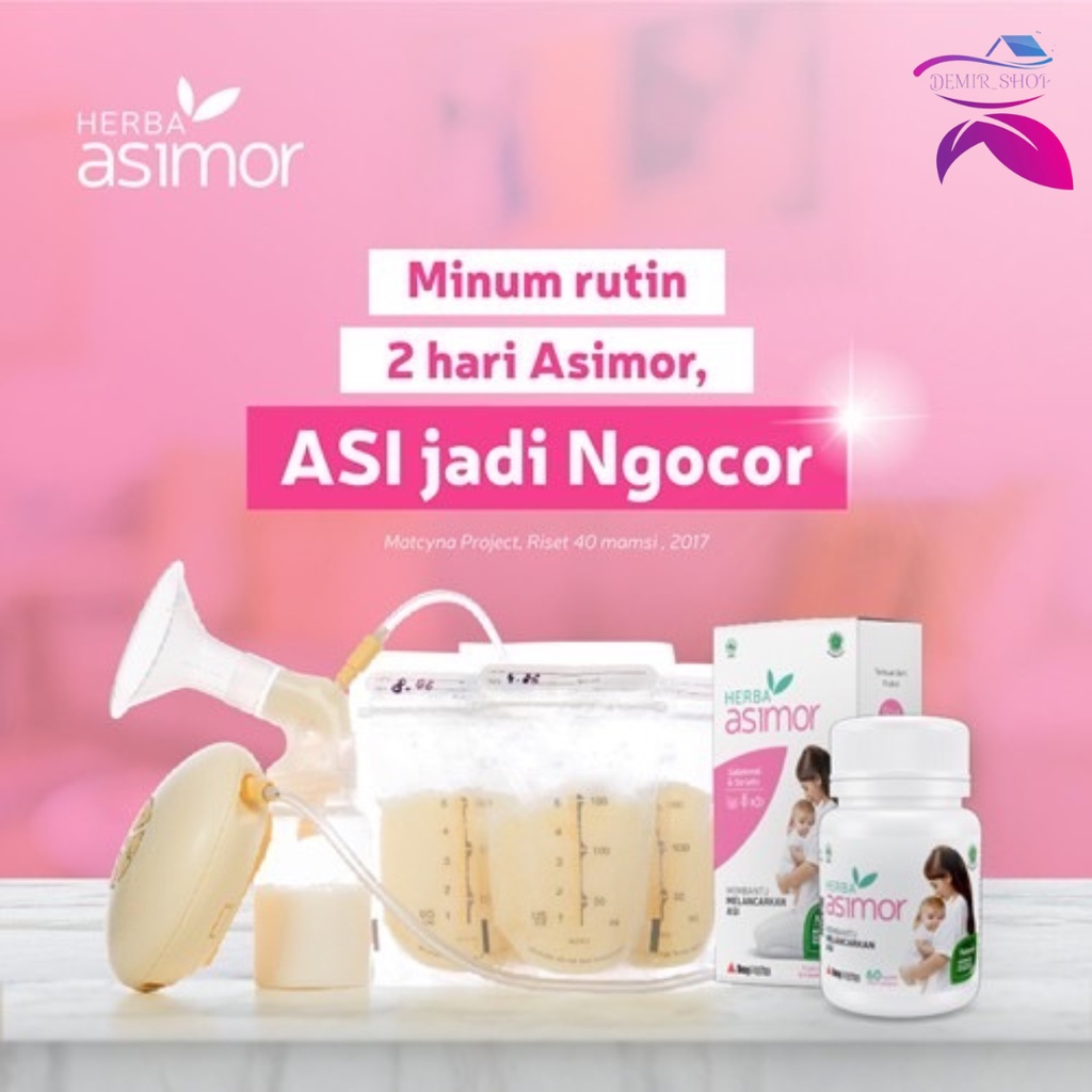 Herba Asimor Asi Booster Pelancar Asi Herbal 30 Tablet dan 60 Tablet