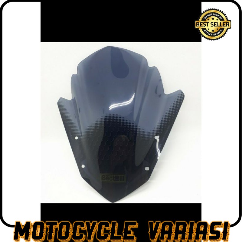 Visor Tameng Windhsiled Sectbill Yamaha Aerox 155 Type Conquer-Smoke [COD]