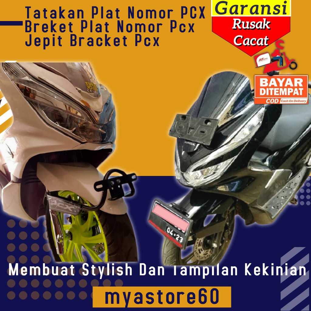 Bracket Dudukan Tatakan Plat Nomor Honda PCX