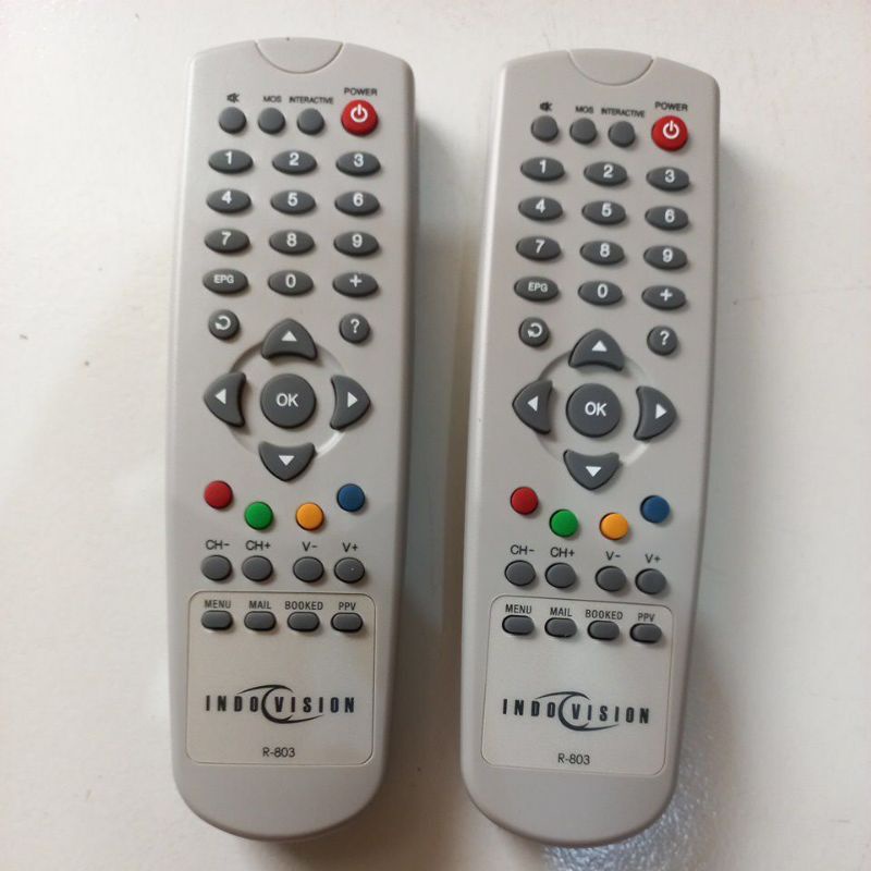 REMOTE REMOT RECEIVER PARABOLA  INDOVISION TOP TV ORIGINAL ASLI