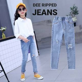  CELANA  PANJANG JEANS  ANAK  MODEL  ROBEK RIPPED JEANS  ANAK  