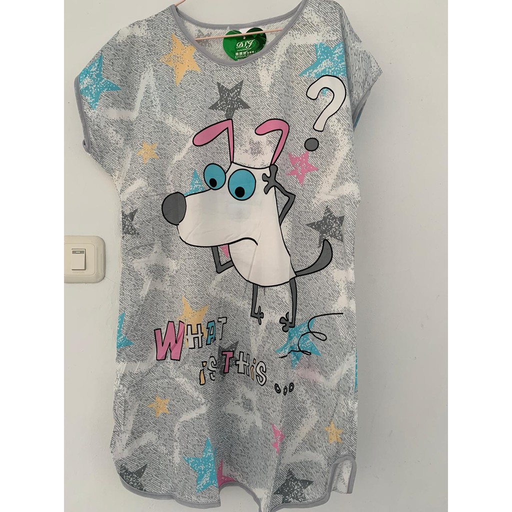 Gobra ♕ PW061 Part 2 Baju Tidur Wanita Piyama Motif Kartun Lucu Pakaian Wanita Daster Variasi Import-No 27 (Warna Random)